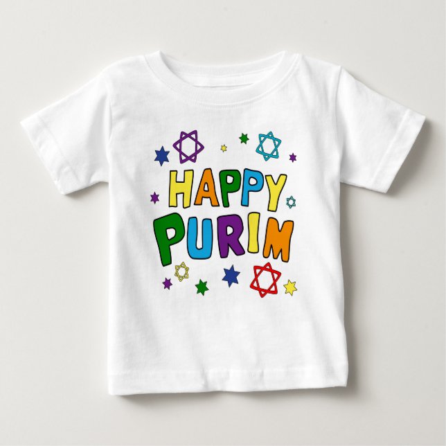 Camiseta Happy Purim Divertido (Frente)