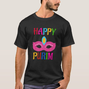Camiseta Happy Purim Mask