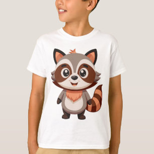 Camiseta Happy Raccoon Adventure