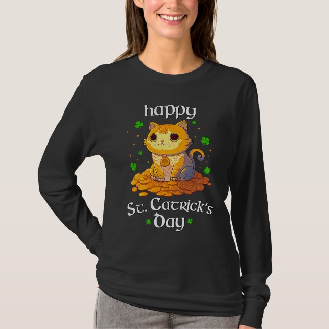 Camiseta Happy Saint Catrick's Day St Patricks Irish Leprec (Frente)