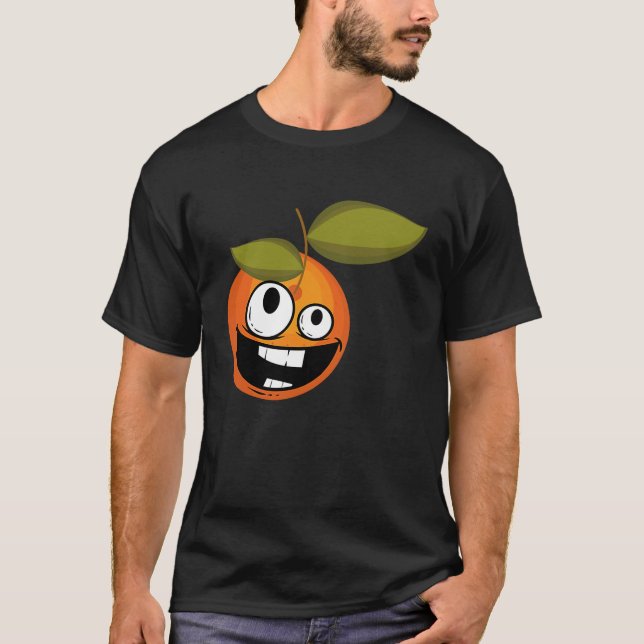 Camiseta Happy smiling orange (Frente)