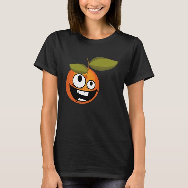 Camiseta Happy smiling orange (Frente)
