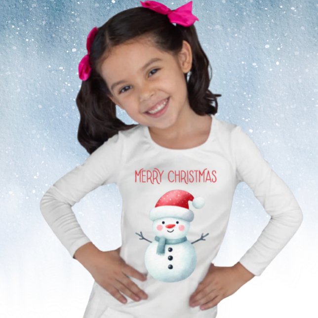 Camiseta Happy Snowman (Criador carregado)