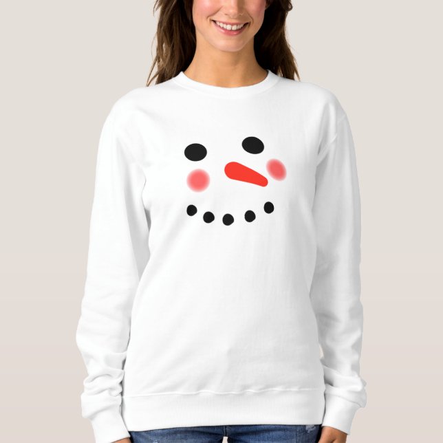 Camiseta Happy Snowman Face (Frente)