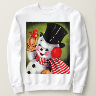 Camiseta Happy Snowman Vintage Holiday