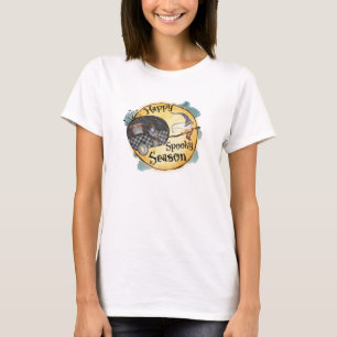 Camiseta Happy Spooky Season Campo de Halloween