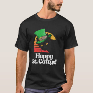 Camiseta Happy St Catty's! Funny Happy St Patricks Day 80's