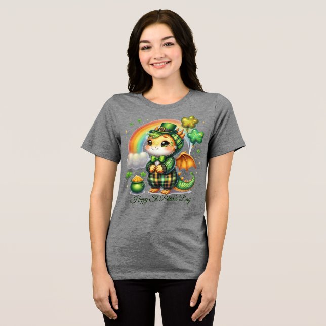 Camiseta Happy St. Patrick’s Women’s (Frente Completa)