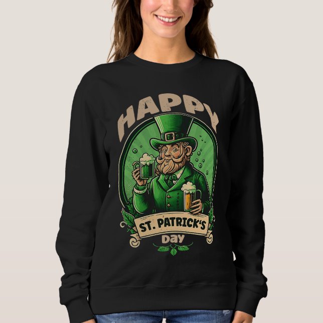 Camiseta Happy St Patricks Day Beer  1 (Frente)