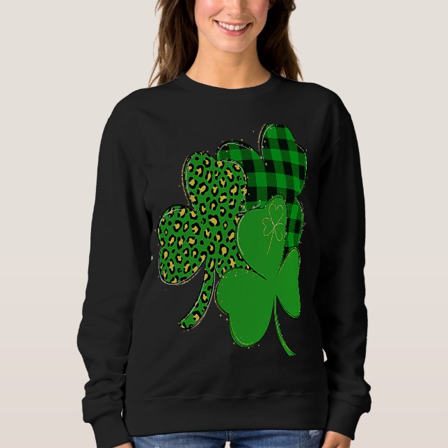Camiseta Happy St Patrick's Day  C Lucky Shamrock Irish (Frente)