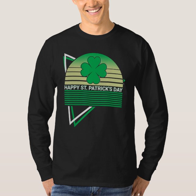 Camiseta Happy St. Patrick's Day Happy St. Patrick's Day Ir (Frente)