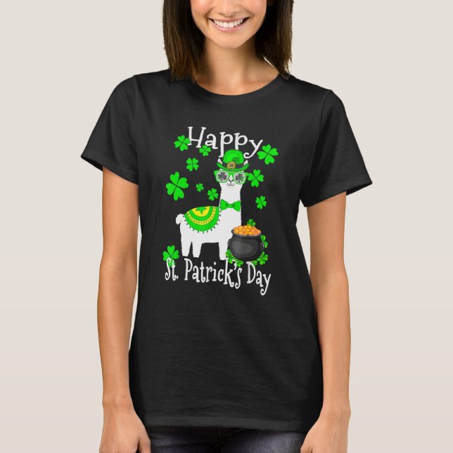 Camiseta Happy St Patrick's Day Irish Shamrock Leprechaun (Frente)