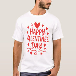 Camiseta Happy St. Valentines Day White 