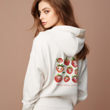 Happy Strawberry Hoodie Women | Hoodie