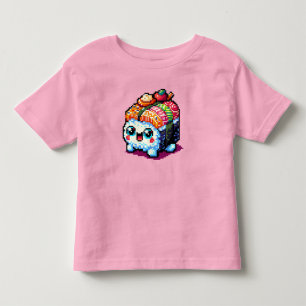 Camiseta Happy Sushi Roll - Comida Japonesa com Pinças