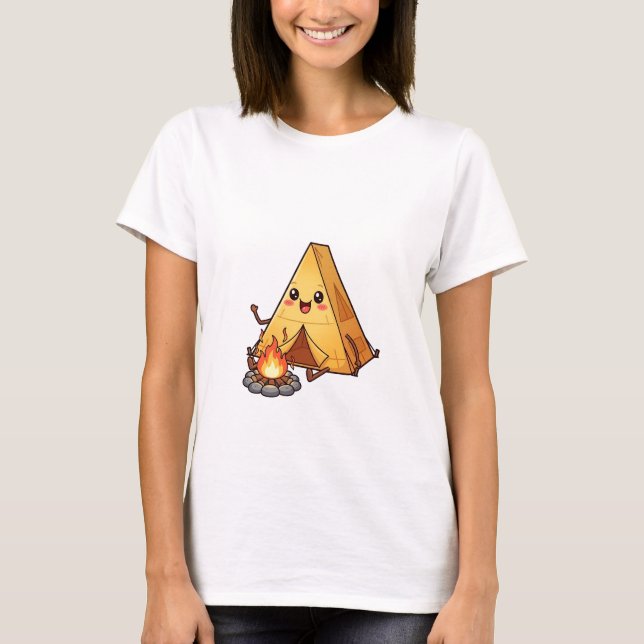 Camiseta Happy Tent's Campfire Roast (Frente)