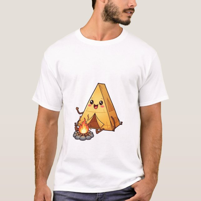 Camiseta Happy Tent's Campfire Roast (Frente)