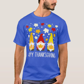 Camiseta Happy Thanksgiving Gnome Fall Autumn 