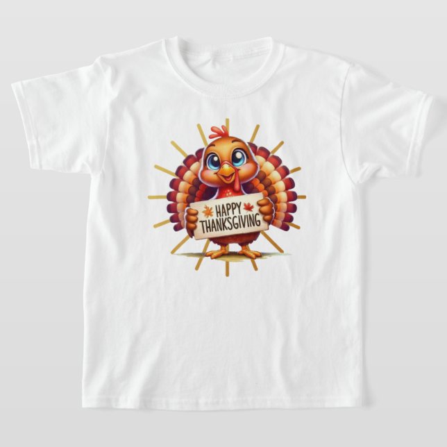 Camiseta Happy Thanksgiving turkey funny  (Postura )