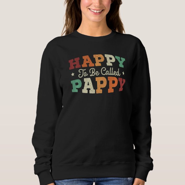 Camiseta Happy To Be Called Pappy Best Grandpa Ever Grandfa (Frente)