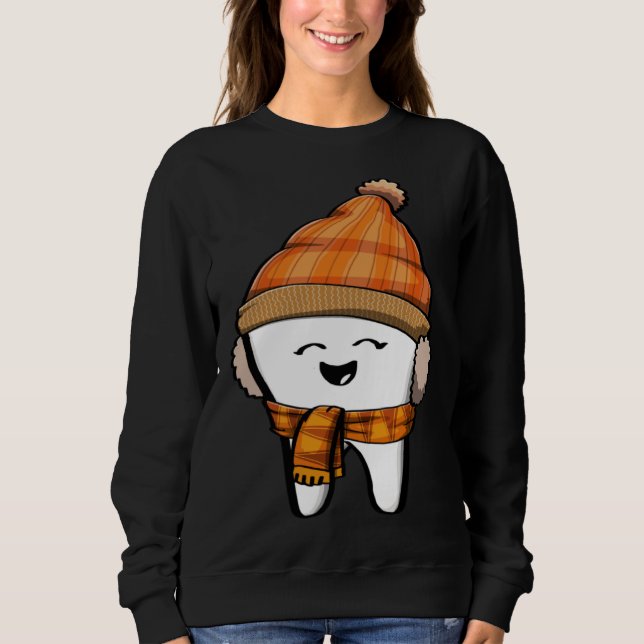 Camiseta Happy Tooth fall Brush Them All Funny Milk Teeth F (Frente)
