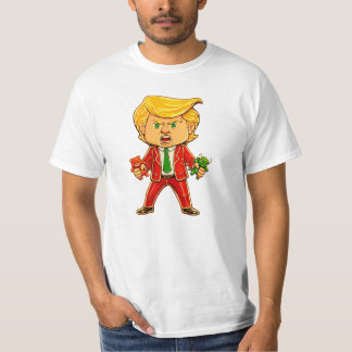 Camiseta Happy Trump Funny Trump Bull Bear Trump Meme Chibi
