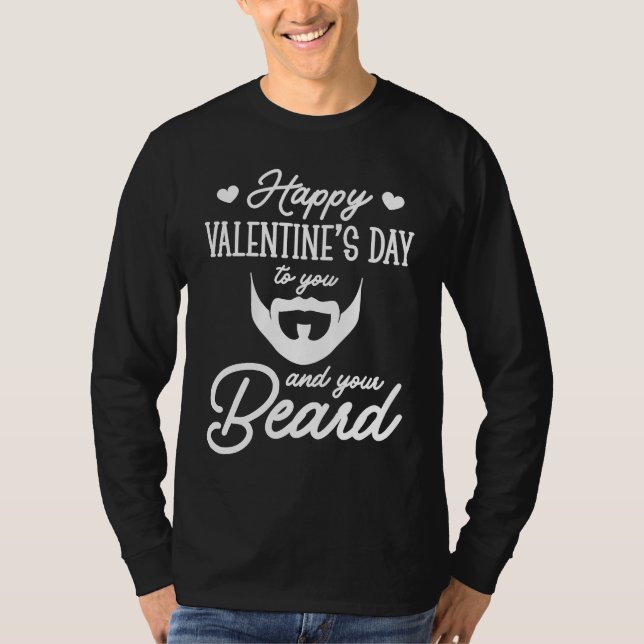 Camiseta Happy Valentine Beard (Frente)