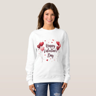 Camiseta Happy Valentine’s Day Elegant Sweatshirt