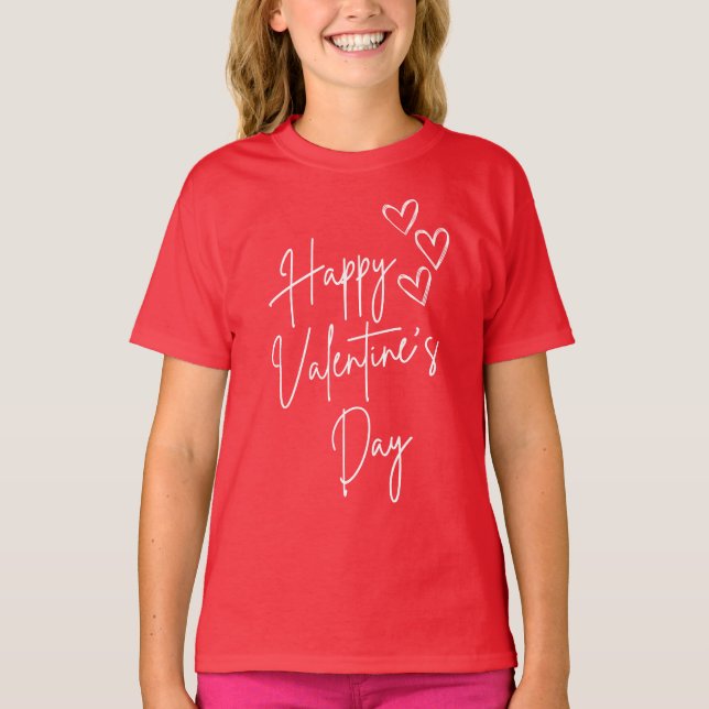 Camiseta Happy Valentine's Day (Frente)
