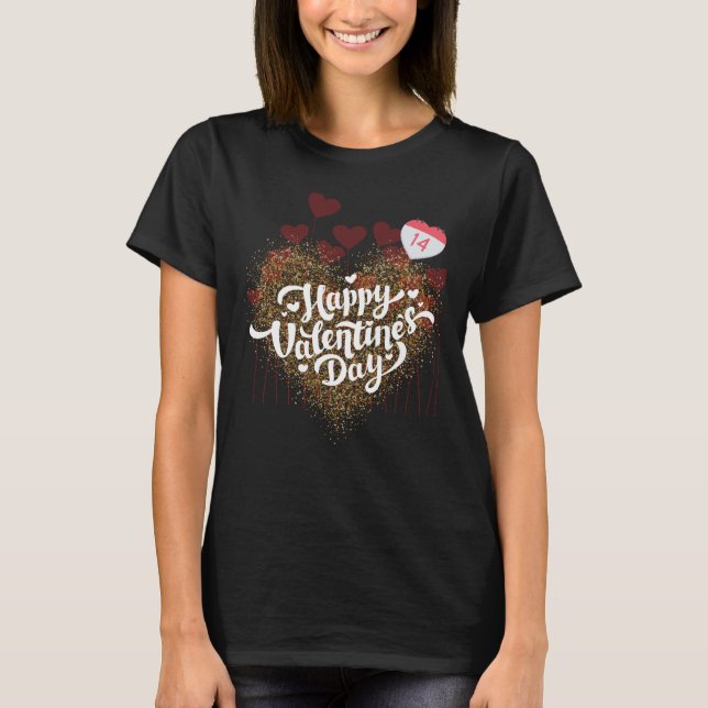 Camiseta Happy valentines day (Frente)
