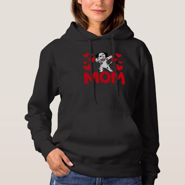 Camiseta Happy Valentine's Day Dalmatian Mom Mothers Day Va (Frente)