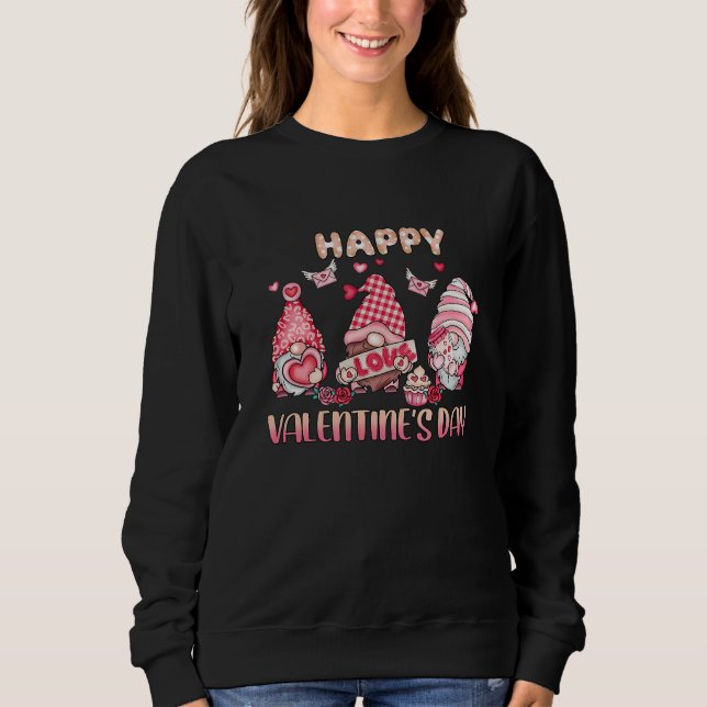 Camiseta Happy Valentine's Day  Love Gnome Valentine's Day  (Frente)