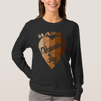 Camiseta Happy Valentine's Day Melatonin Heart Black Histor