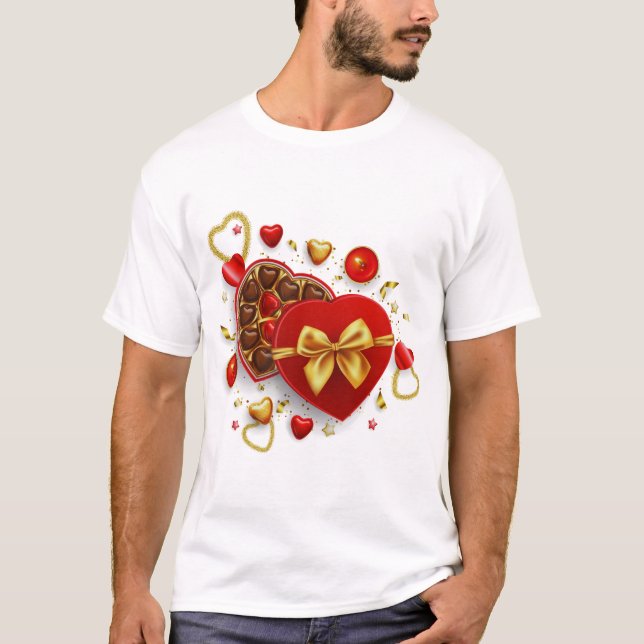 Camiseta Happy valentine's day T shirt ! (Frente)
