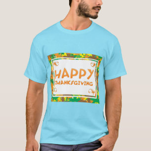 Camiseta “Happy Vibes” Impressão de Humor Positivo
