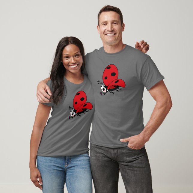 Camiseta Happy Wings Ladybug (Unissex)