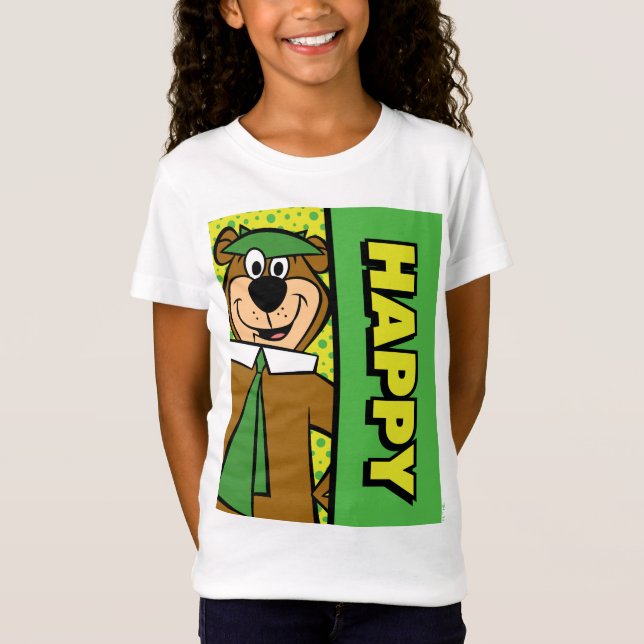 Camiseta Happy Yogi Bear (Frente)