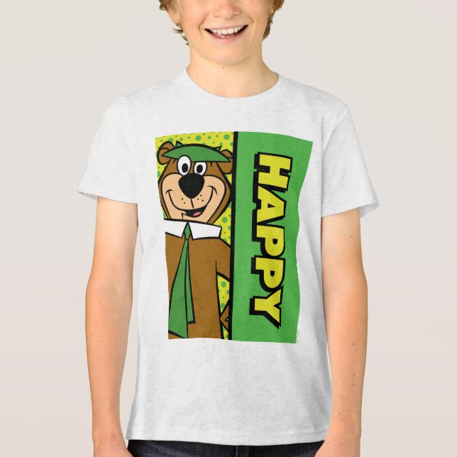 Camiseta Happy Yogi Bear (Frente)