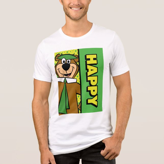 Camiseta Happy Yogi Bear (Frente)