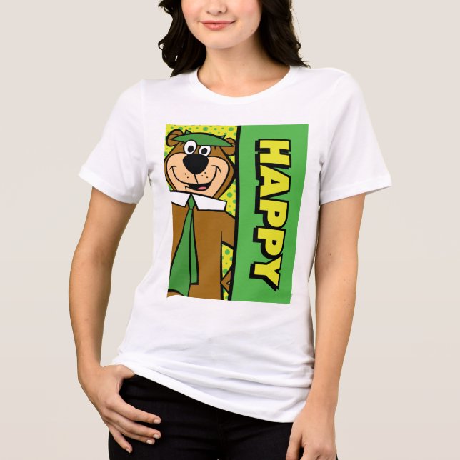 Camiseta Happy Yogi Bear (Frente)