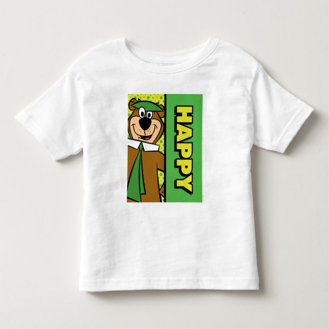Camiseta Happy Yogi Bear (Frente)