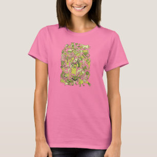 Camiseta HappyAwesome.com "verde entrelaçado "