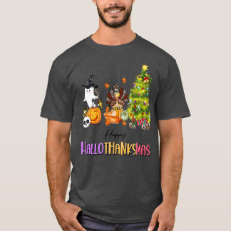 Camiseta happyhallothanksmas 9