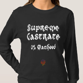 Camiseta HappyWorkT SUPREMO CASTRATO FEMINISTA CRISTÃ