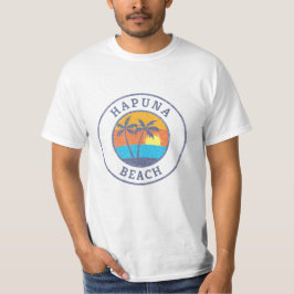 Camiseta Hapuna Beach, Havaí, Estilo Clássico Desvanecido