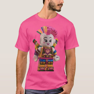 Camiseta Harajuku Japonês Arte Feita De Blocos Para Homens