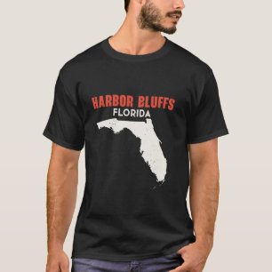 Camiseta Harbor Bluffs Florida EUA State America Viagem Flo