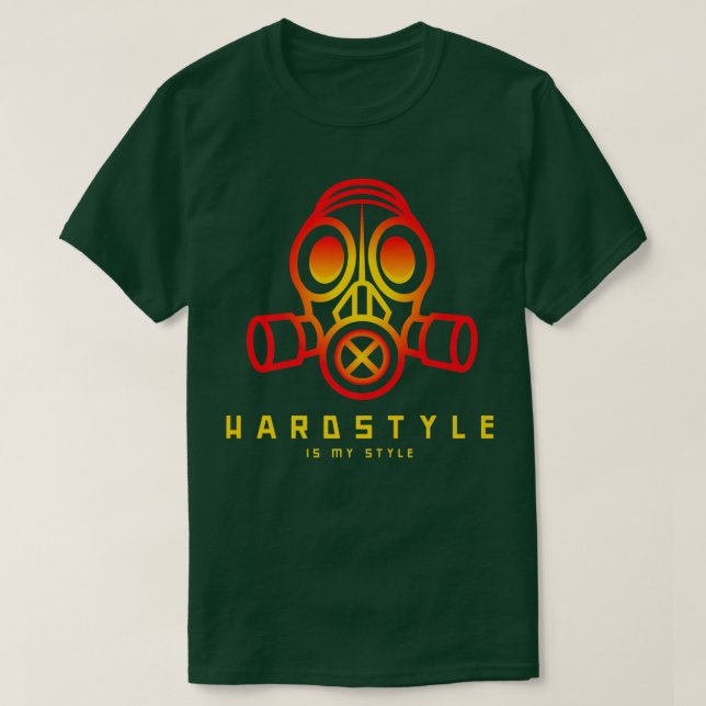 Camiseta Hard style Music Hardcore EDM Dance de Duro (Frente do Design)
