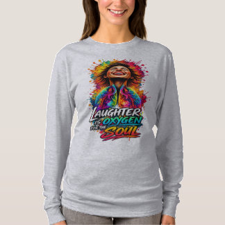 Camiseta Hardball Syndicate Mulheres Neon Palhaço Manga Lon