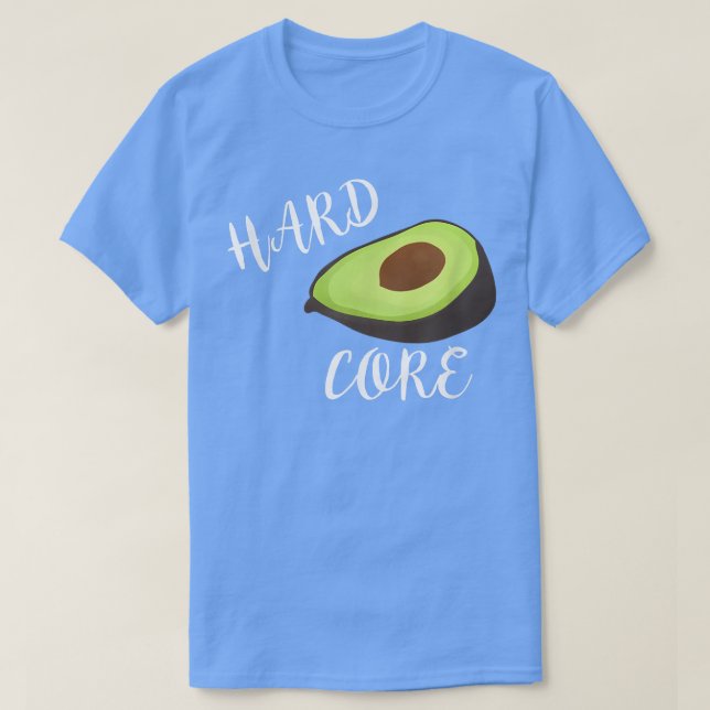 Camiseta Hardcore Avocado Funny T (Frente do Design)